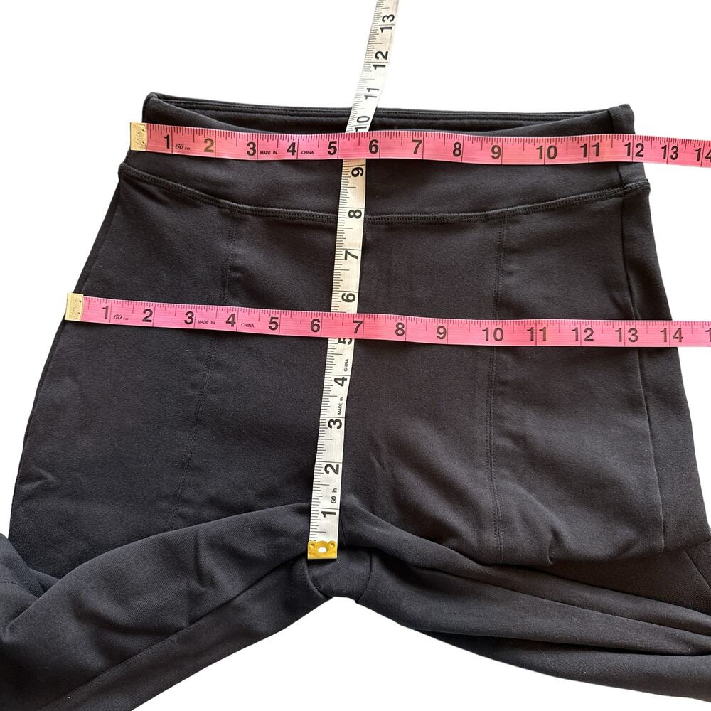 Alo Yoga Airbrush High Waist Flutter Flare Split Legging Pant Black Small - Picture 15 of 15